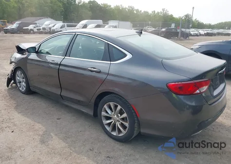 2015 Chrysler 200 C из США, поврежденный, VIN 1C3CCCCB0FN613349